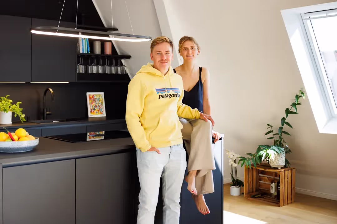 Schwarze Trendküche